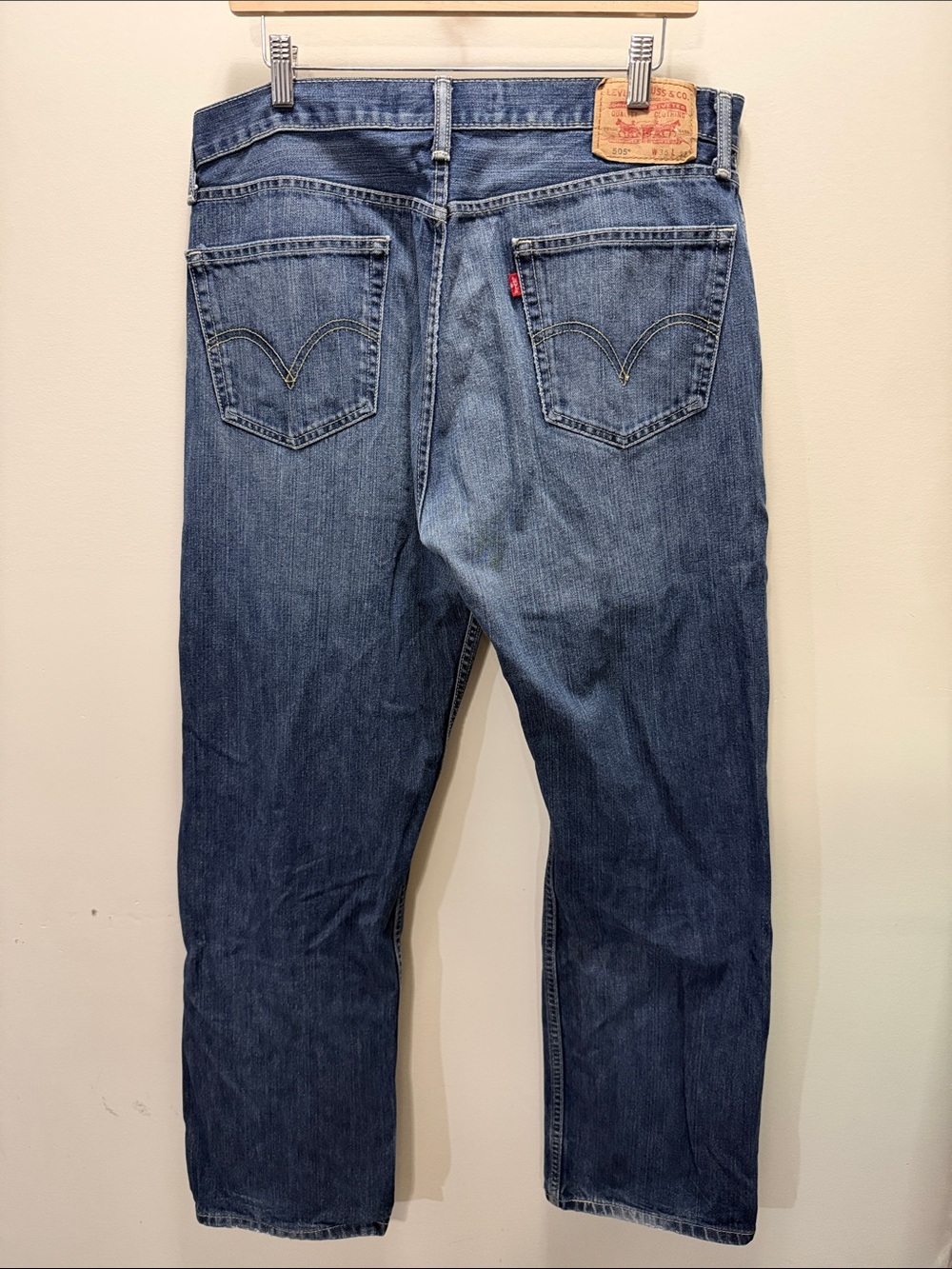 Levi's Relaxed Straight-Leg Jeans in Blue Denim